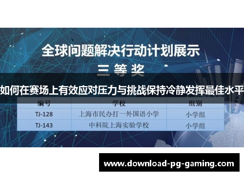 如何在赛场上有效应对压力与挑战保持冷静发挥最佳水平