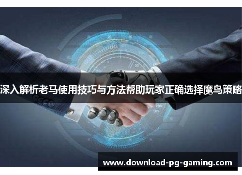 深入解析老马使用技巧与方法帮助玩家正确选择魔鸟策略